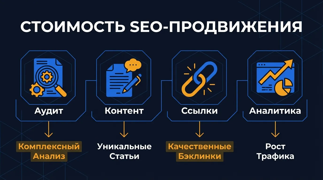 Сколько стоит SEO-продвижение сайта в 2026 году