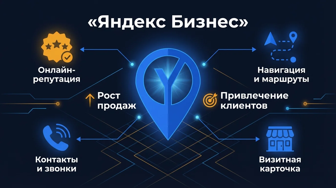 Яндекс Бизнес - настройка карточки на Яндекс Картах